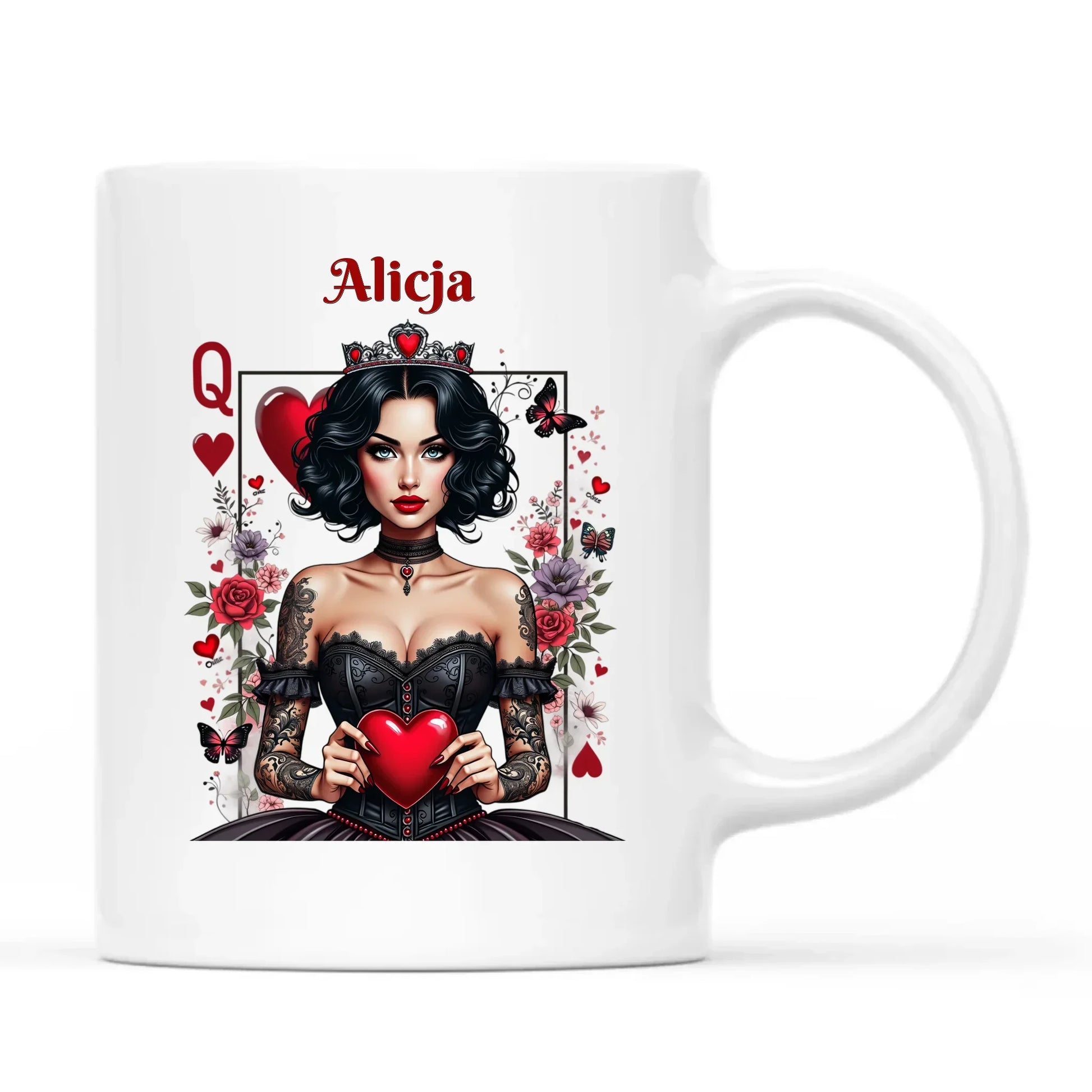 Królowa Serc | Kubek W46 - StoryCups.pl