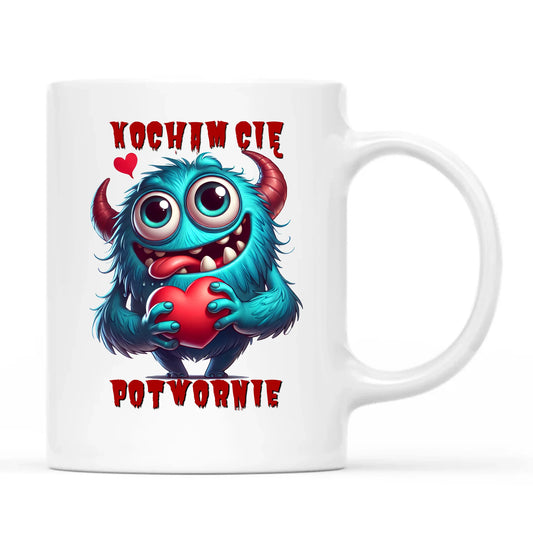 Personalizowany kubek dla par na Walentynki z nadrukiem i imionami