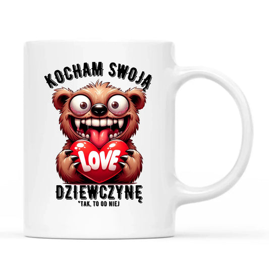 Kocham swoją dziewczynę | Kubek dla chłopaka W30 - StoryCups.pl