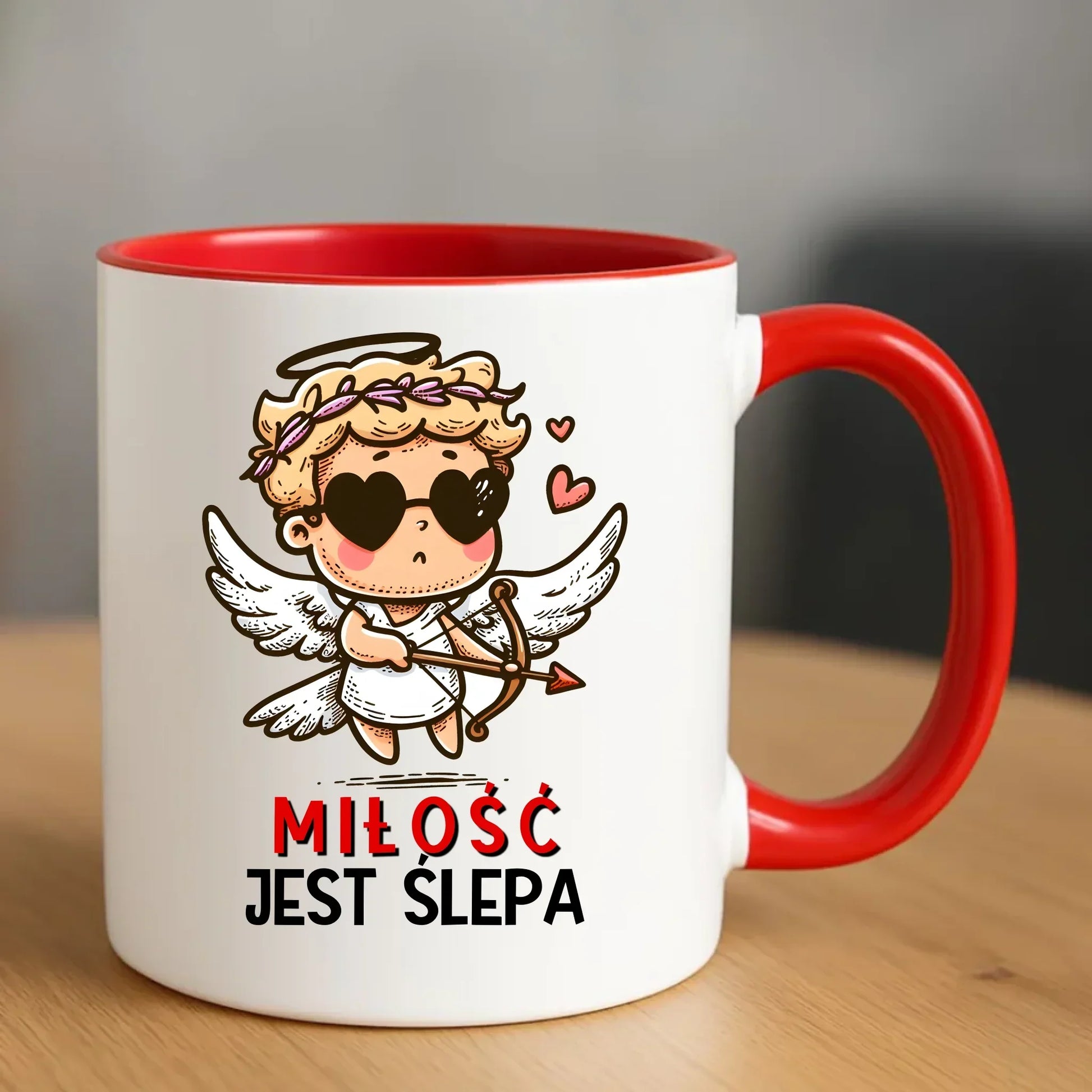 Miłość jest ślepa | Kubek W48 - StoryCups.pl
