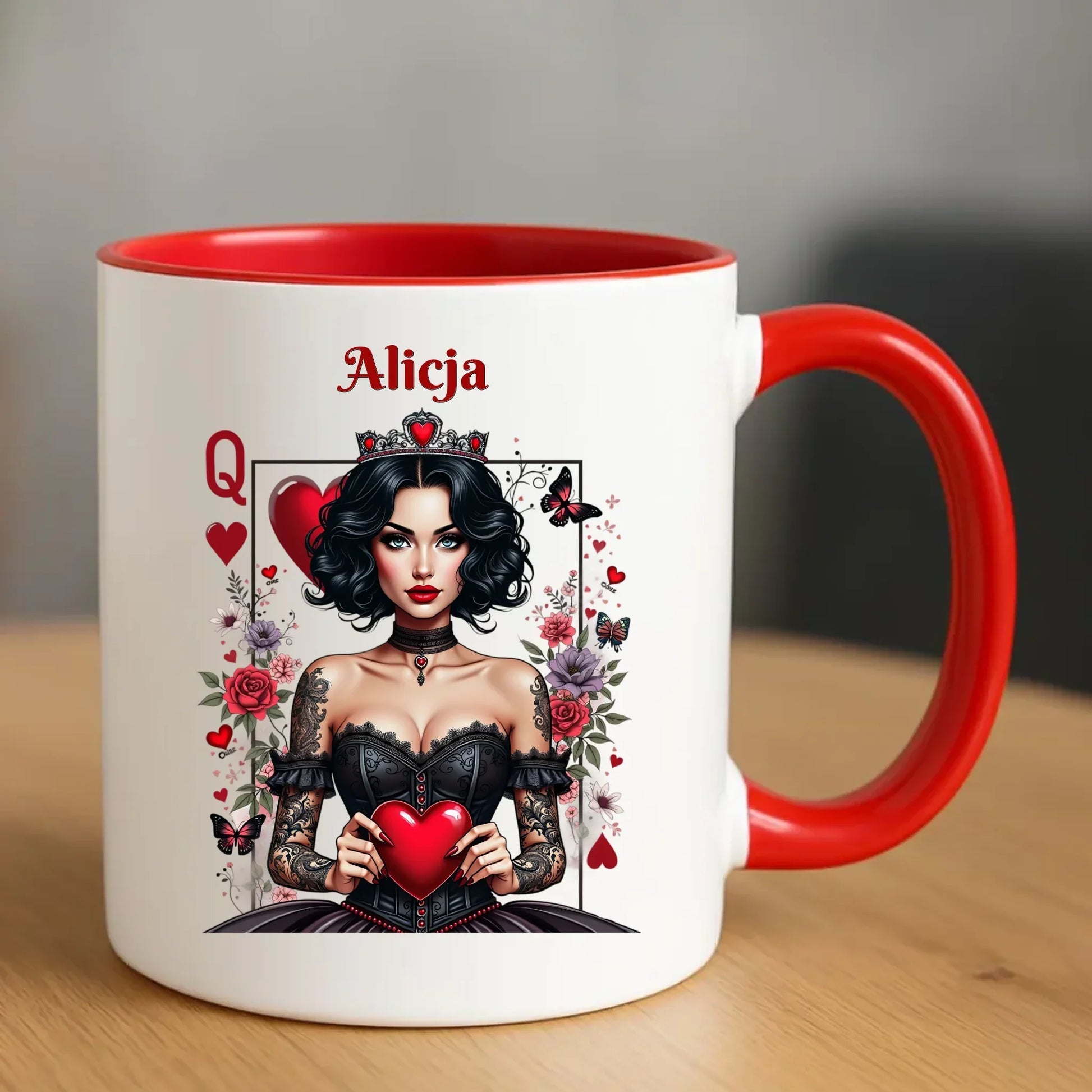 Królowa Serc | Kubek W46 - StoryCups.pl