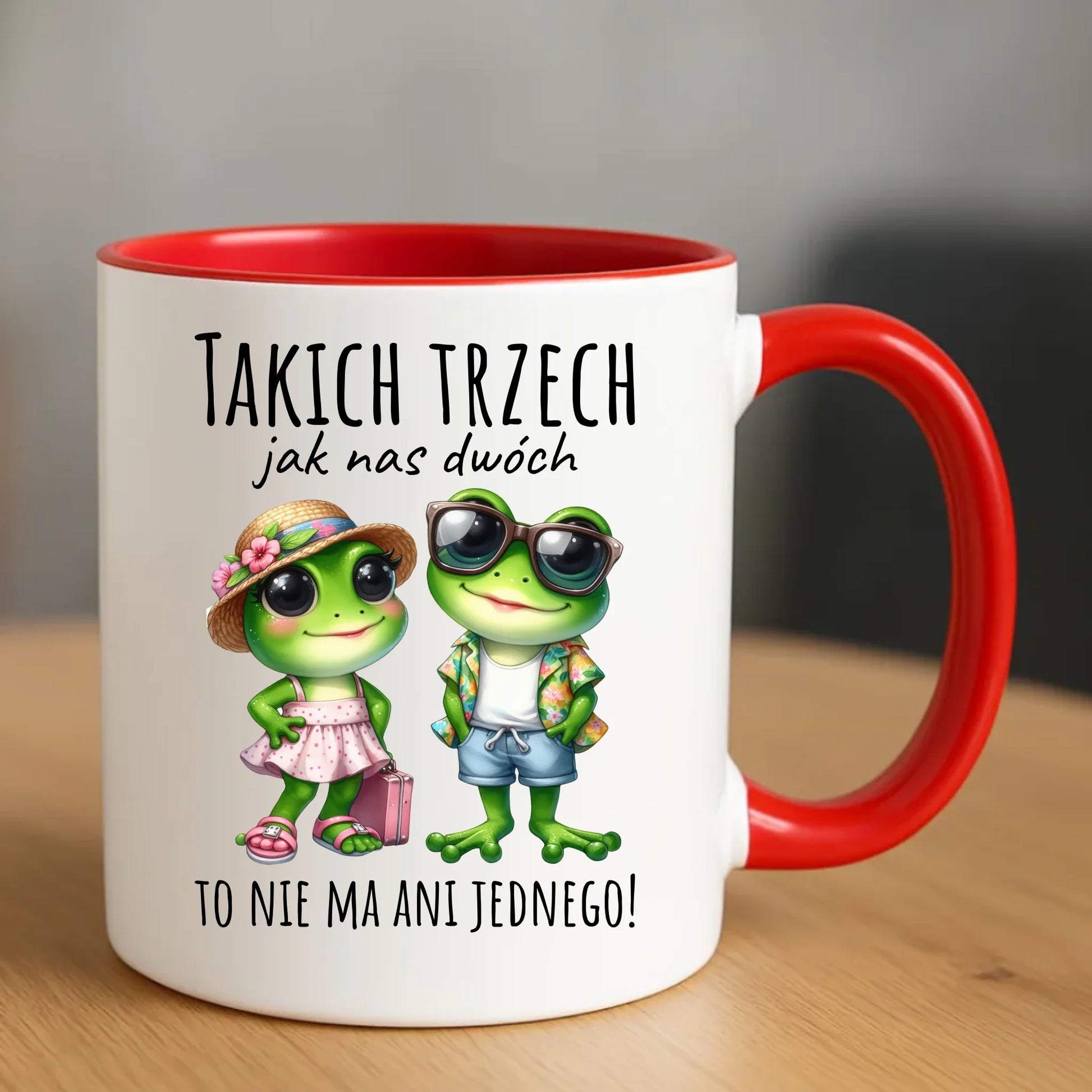 Kubek dla par - Żabki - prezent dla chłopaka i dziewczyny DCH11 - StoryCups.pl