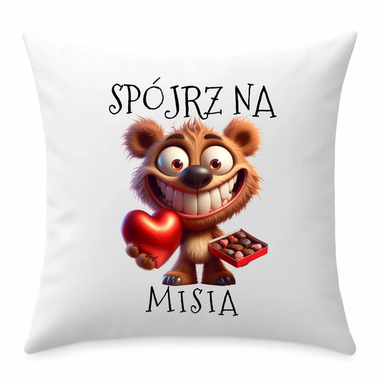 Poduszka dla par 40x40 cm – prezent dla zakochanych