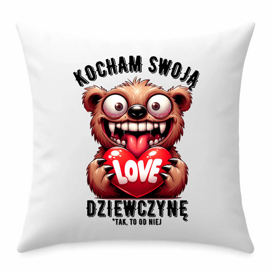 Poduszka dla par 40x40 cm – prezent dla zakochanych