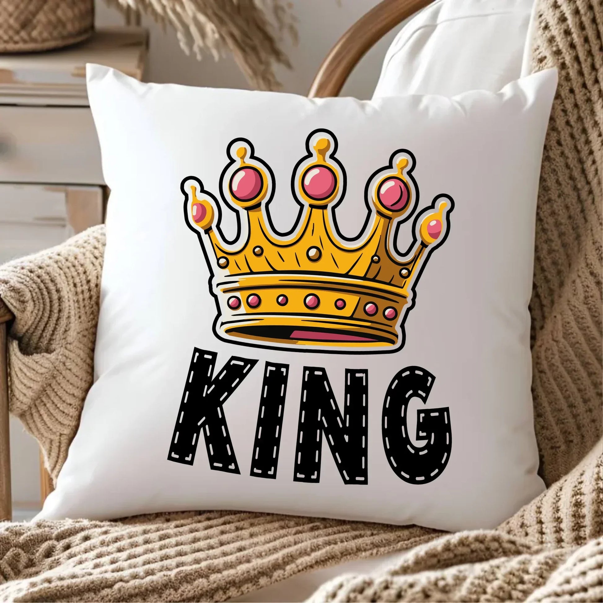 King | Poduszka W41 - StoryCups.pl