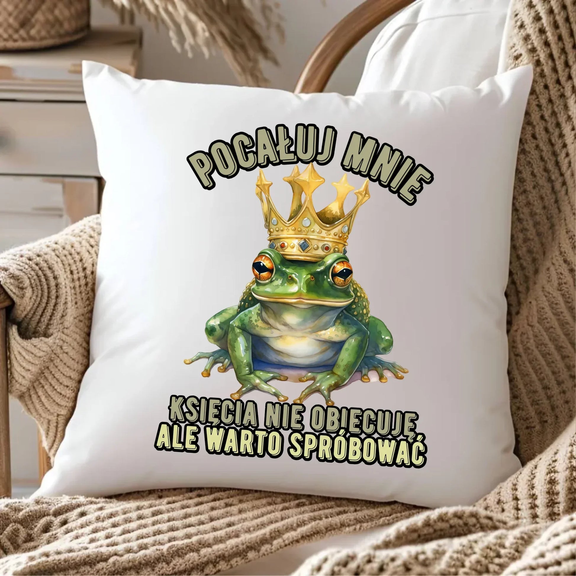 Księcia nie obiecuję | Poduszka W55 - StoryCups.pl