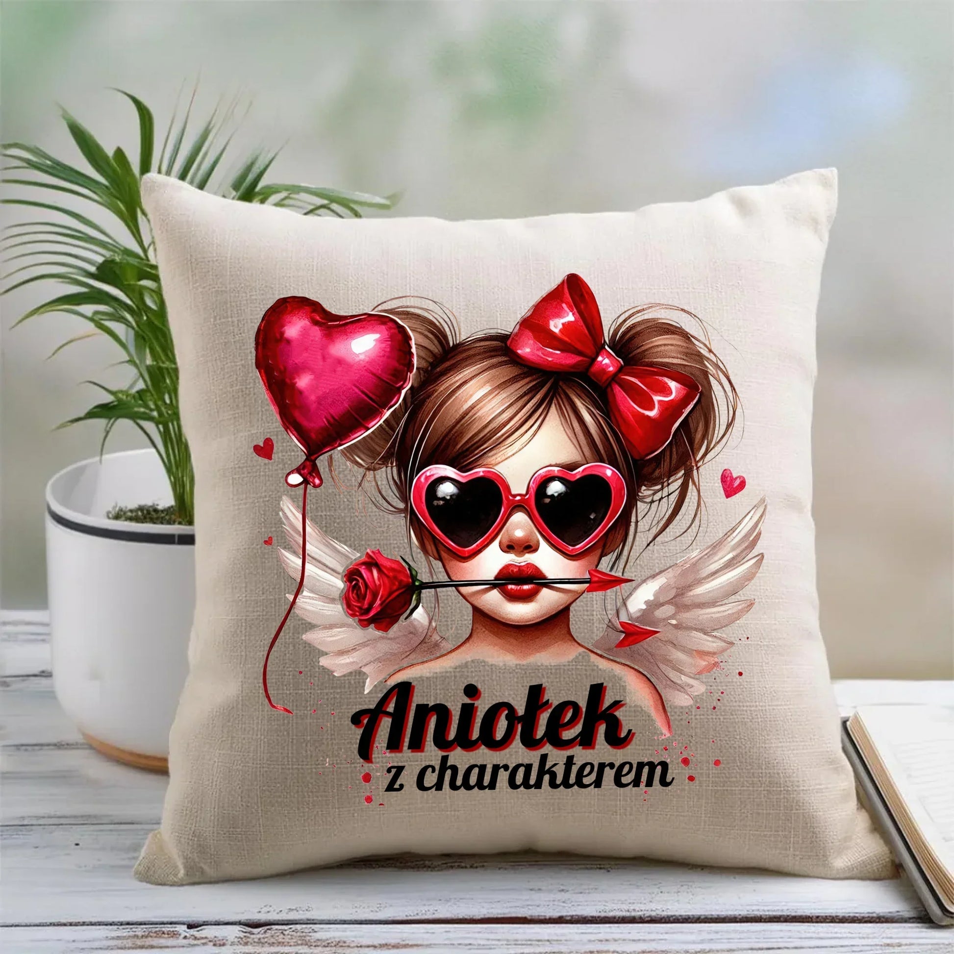 Aniołek z charakterem | Poduszka W58 - StoryCups.pl
