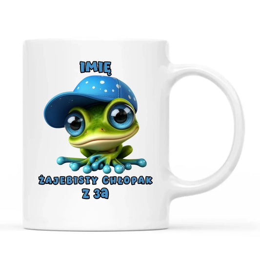 Kubek na Dzień Chłopaka - Żajebisty Chłopak dla kolegów z klasy - personalizowany DCH01 - StoryCups.pl