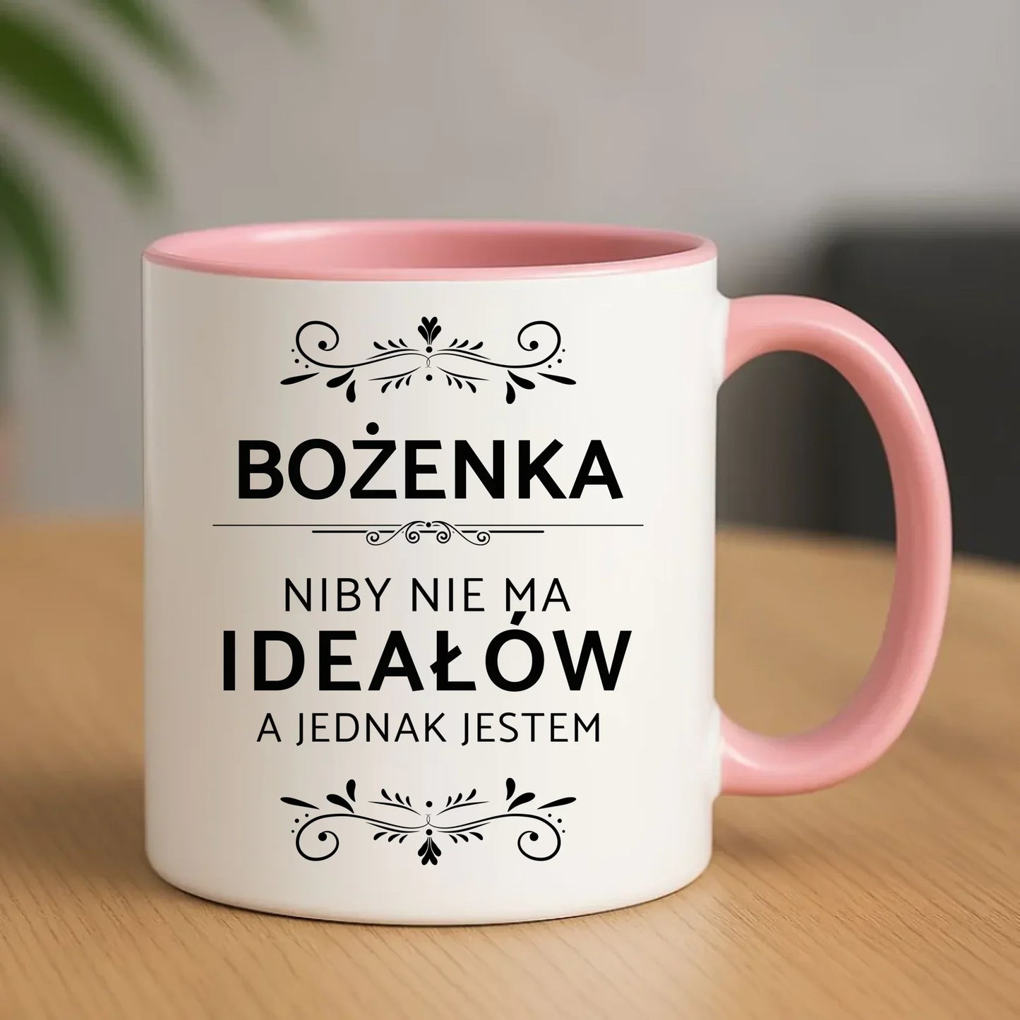 Kubek - Niby nie ma ideałów prezent dla niej - personalizowany DZ01 - StoryCups.pl
