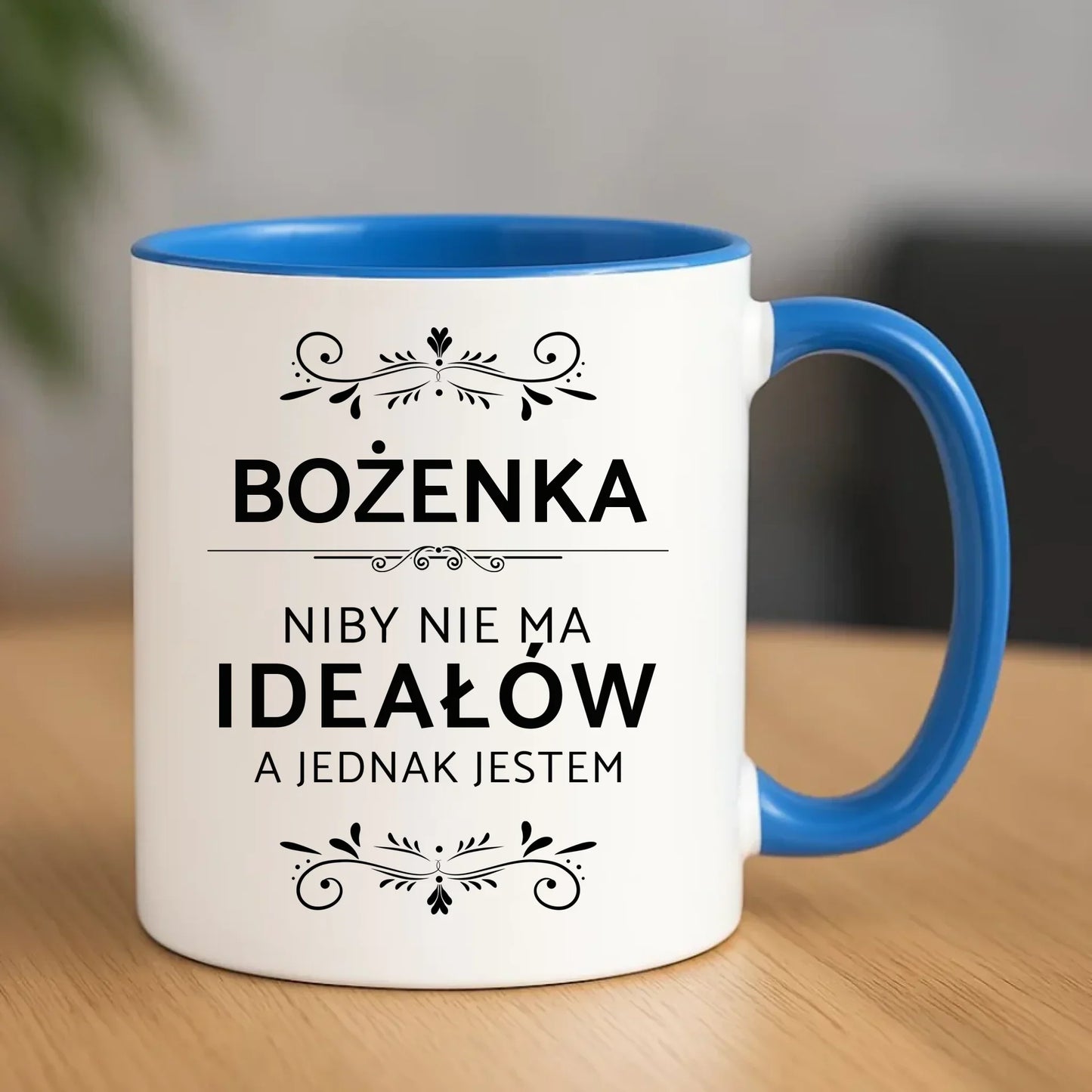 Kubek - Niby nie ma ideałów prezent dla niej - personalizowany DZ01 - StoryCups.pl