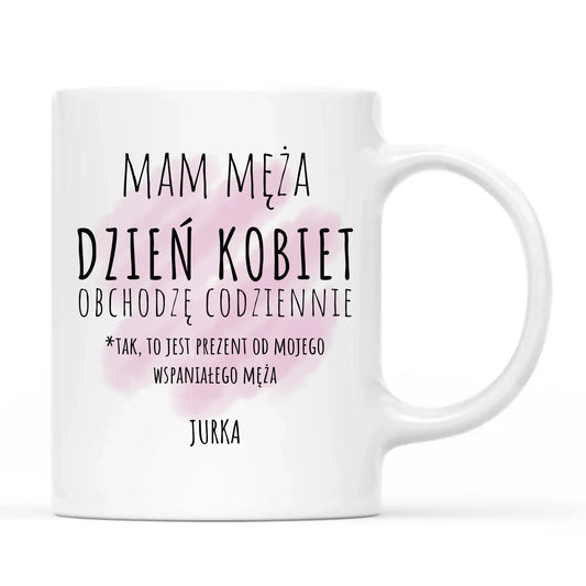 Kubek - Mam Męża prezent dla żony - personalizowany Ż01 - StoryCups.pl