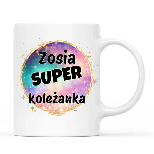 Kubek - Super koleżanka - personalizowany DZ02 - StoryCups.pl