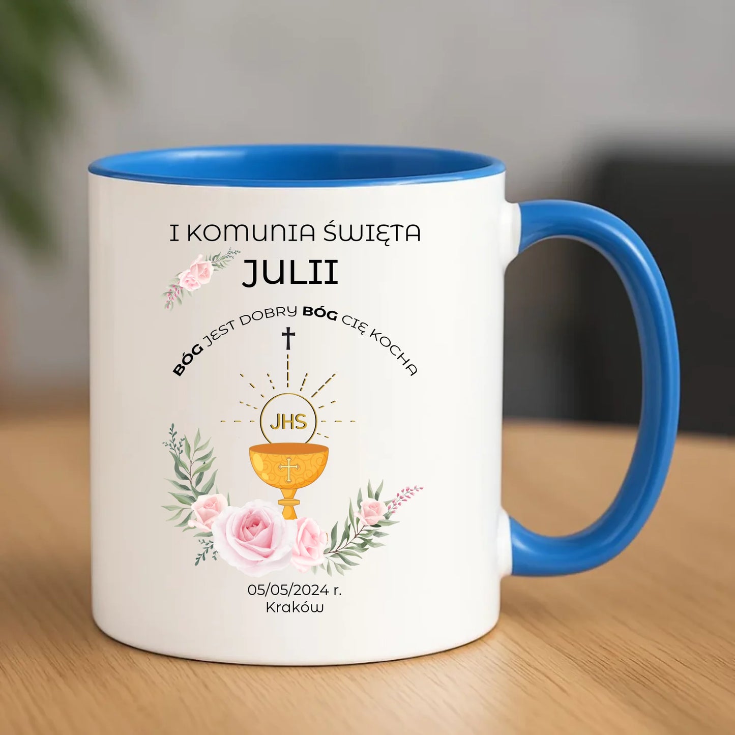 Kubek | Prezent na Pierwszą Komunię Świętą - personalizowany PK01 - StoryCups.pl