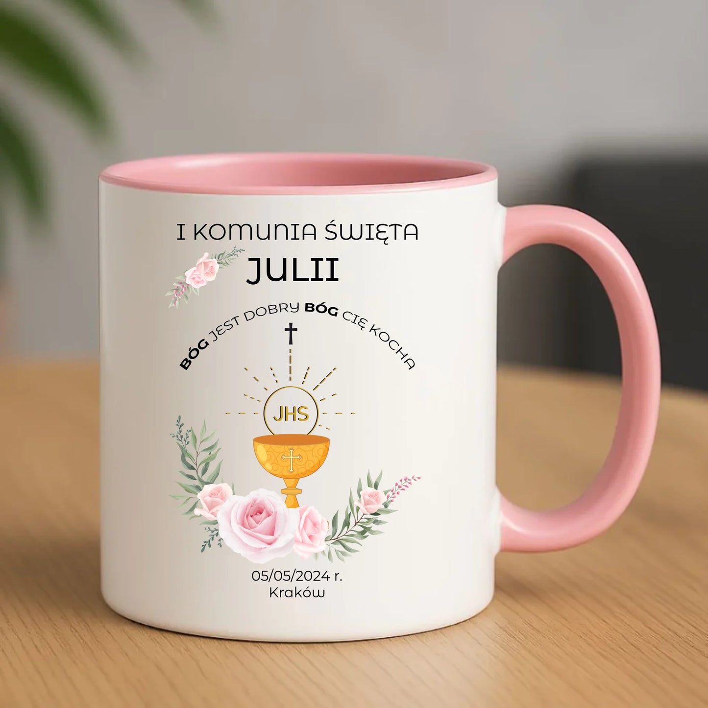 Kubek | Prezent na Pierwszą Komunię Świętą - personalizowany PK01 - StoryCups.pl
