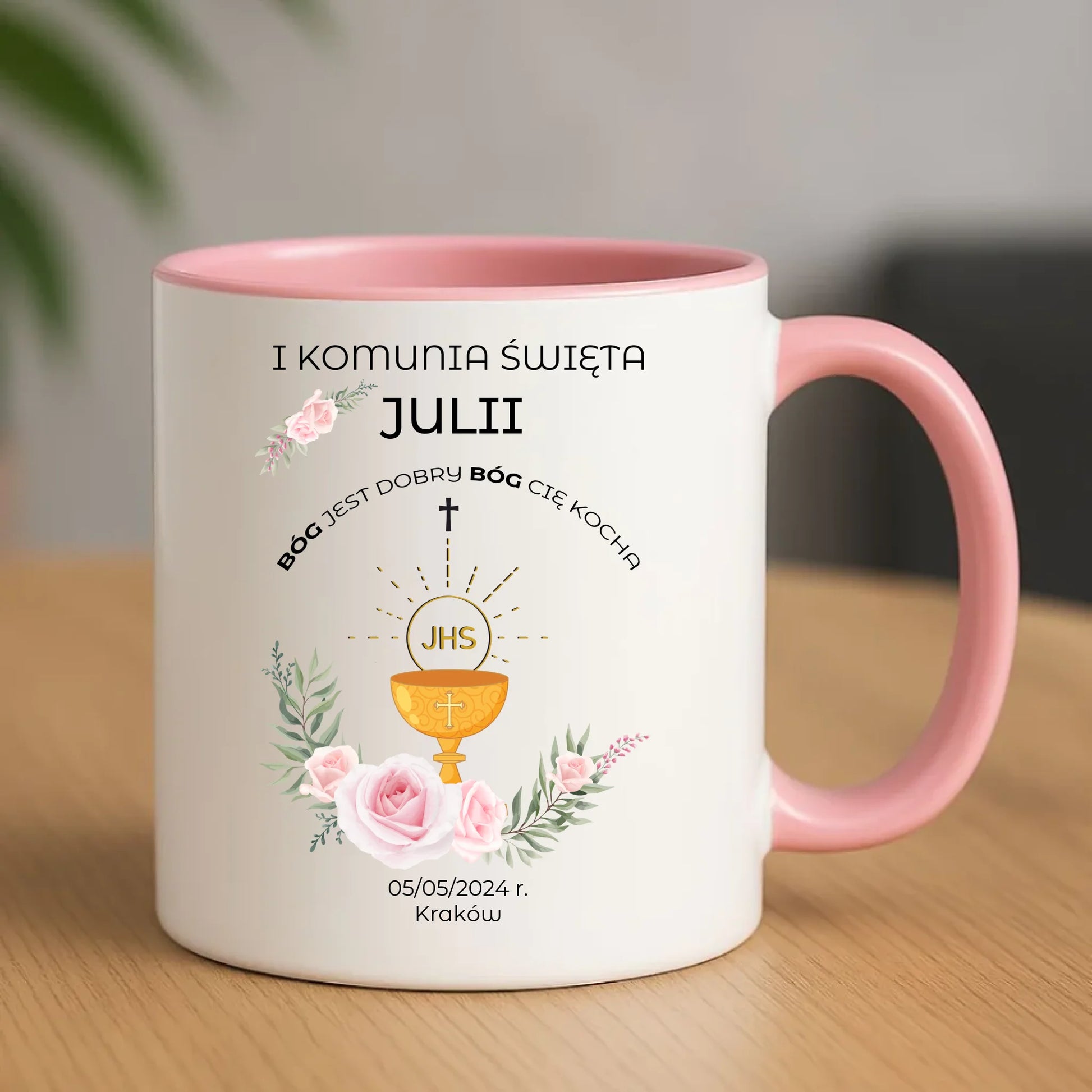 Kubek | Prezent na Pierwszą Komunię Świętą - personalizowany PK01 - StoryCups.pl