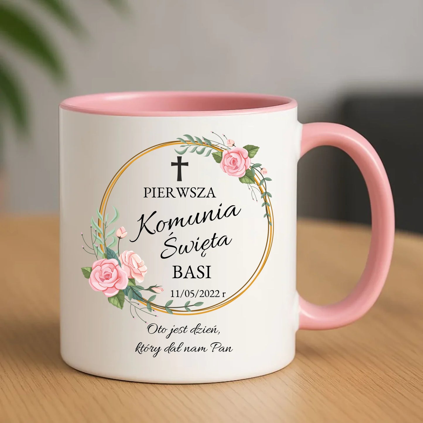Kubek | Prezent na Pierwszą Komunię Świętą dla dziewczynki - personalizowany PK03 - StoryCups.pl
