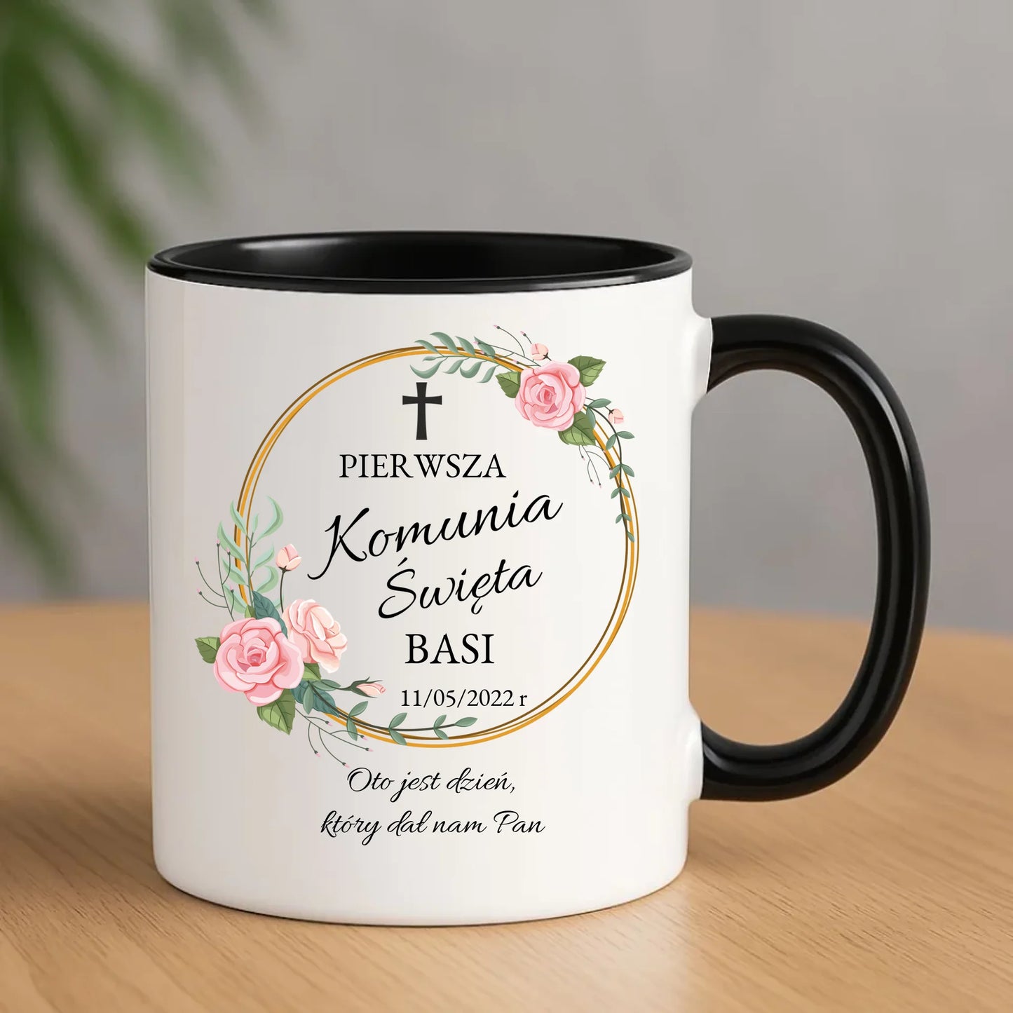 Kubek | Prezent na Pierwszą Komunię Świętą dla dziewczynki - personalizowany PK03 - StoryCups.pl