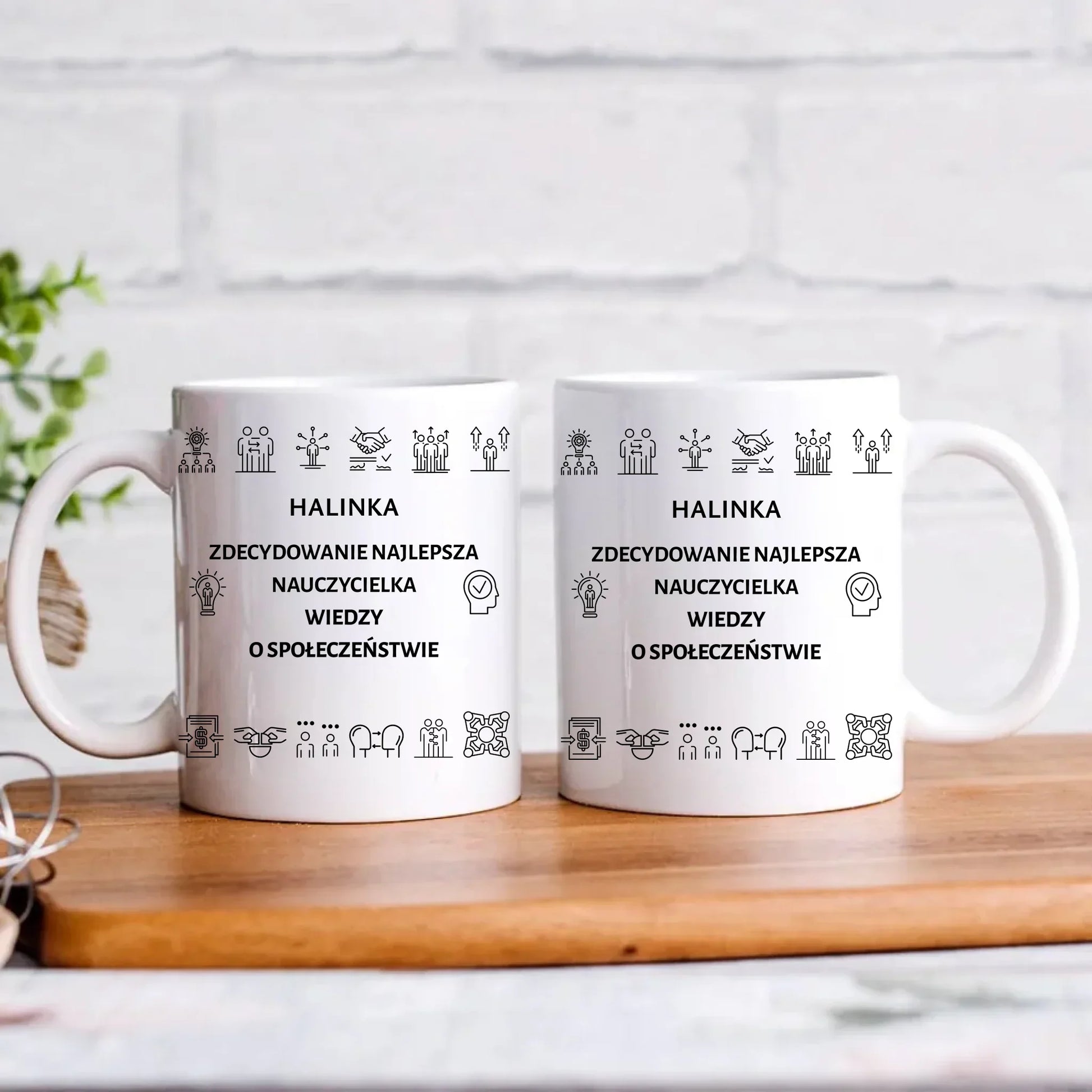 Kubek dla nauczyciela i nauczycielki - Wiedza o społeczeństwie WOS N59 - StoryCups.pl