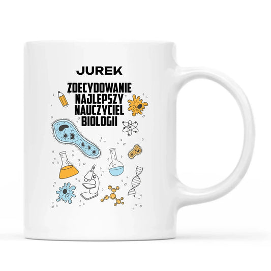 Kubek dla nauczyciela biologii - prezent personalizowany N59 - StoryCups.pl