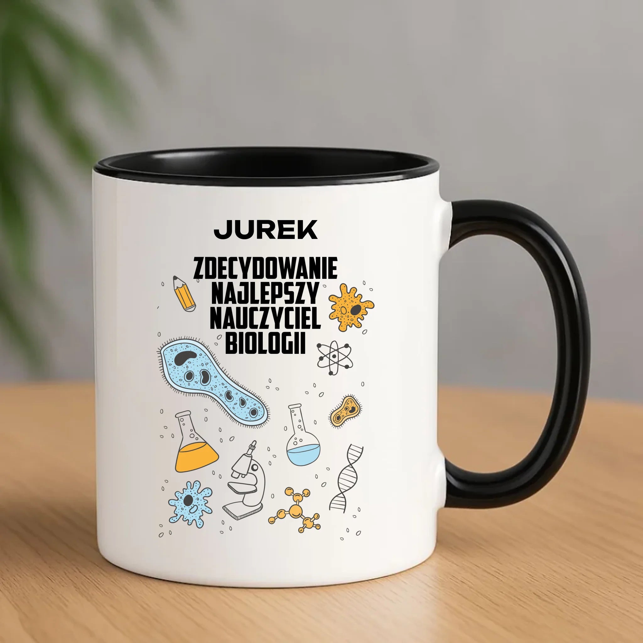 Kubek dla nauczyciela biologii - prezent dla nauczyciela - personalizowany N59