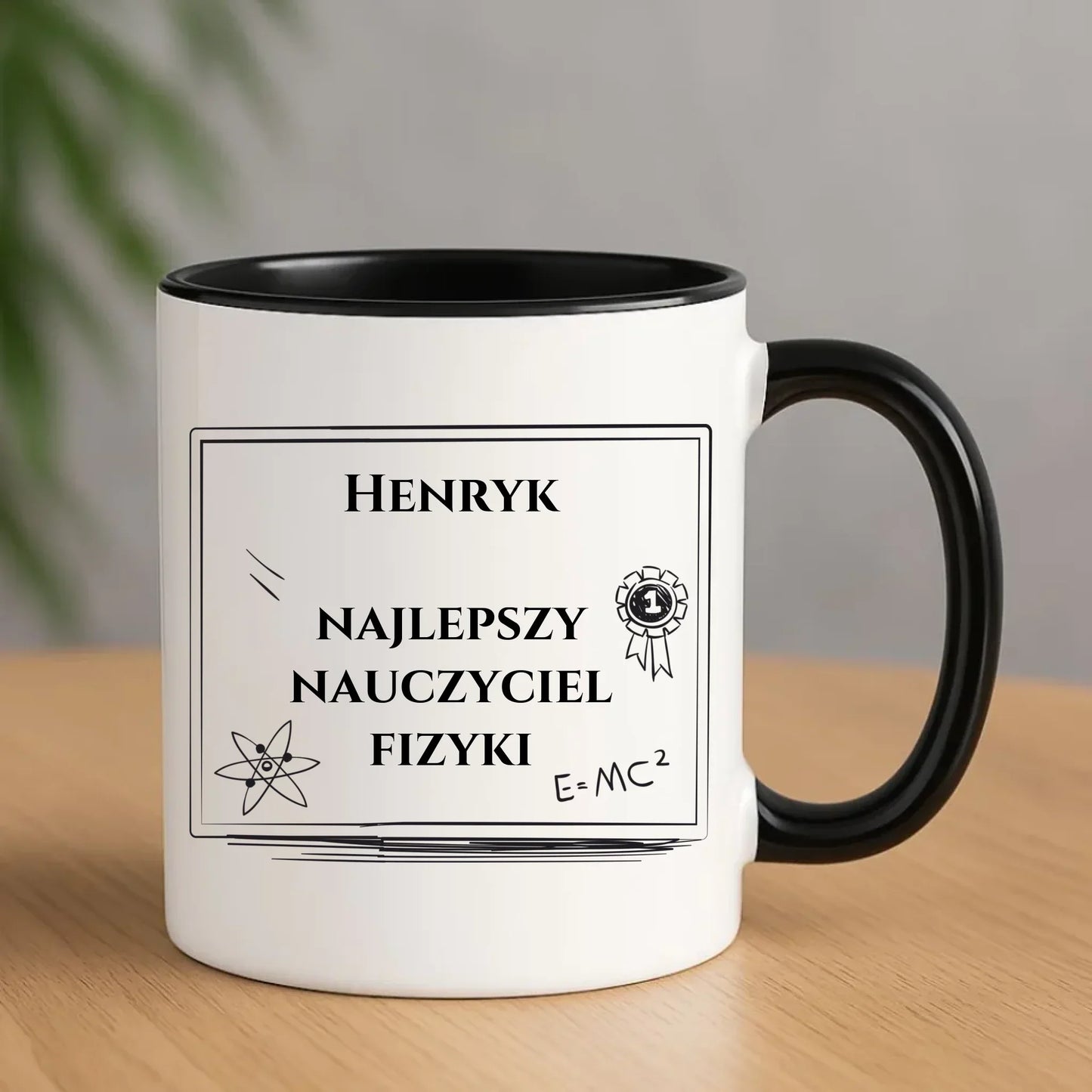 Kubek dla nauczyciela fizyki - prezent personalizowany N66 - StoryCups.pl