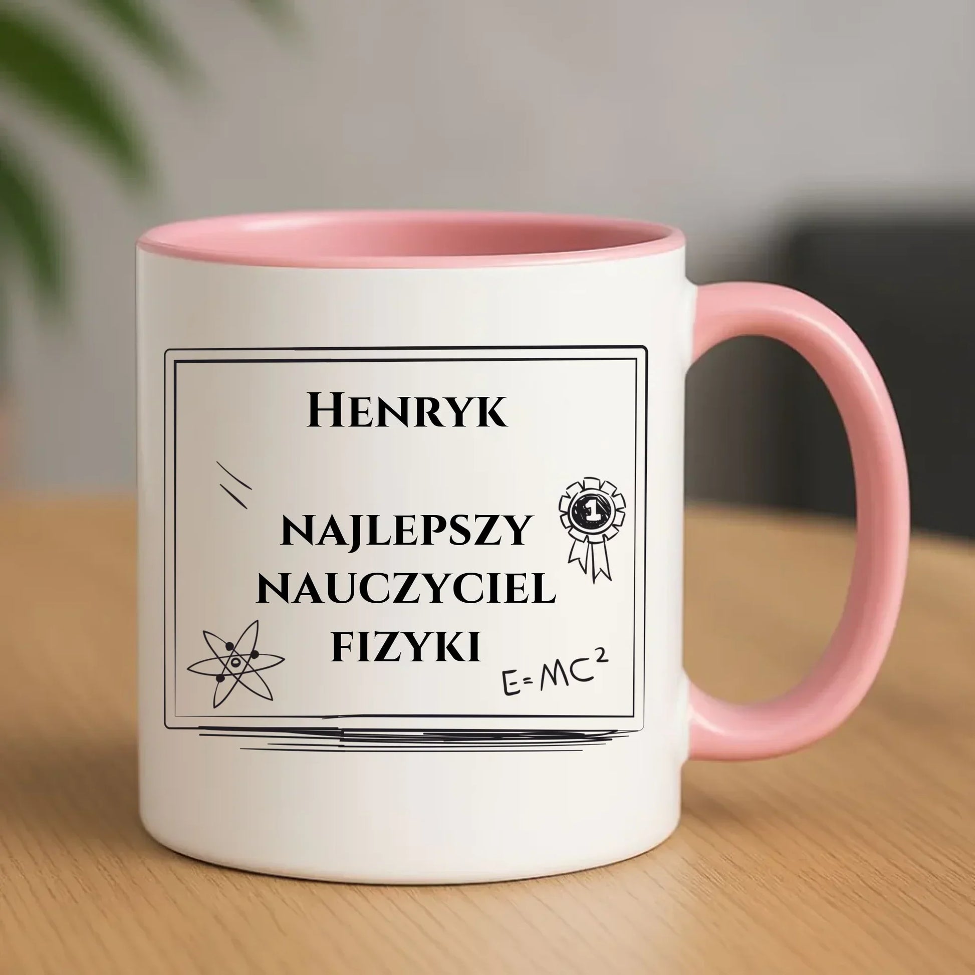 Kubek dla nauczyciela fizyki - prezent personalizowany N66 - StoryCups.pl