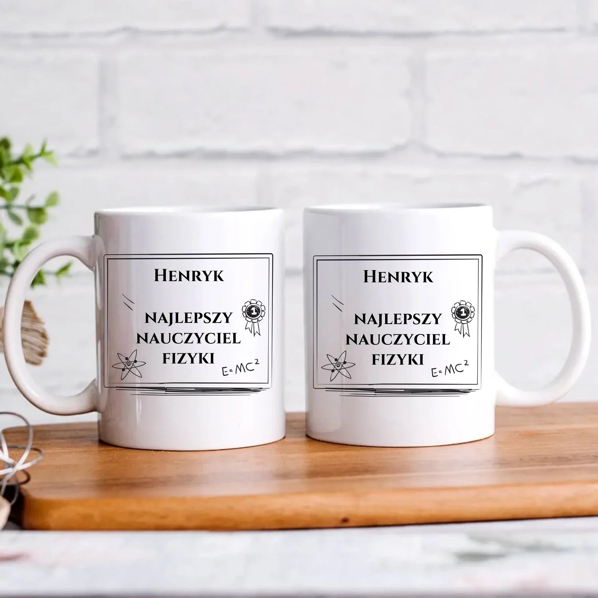 Kubek dla nauczyciela fizyki - prezent personalizowany N66 - StoryCups.pl
