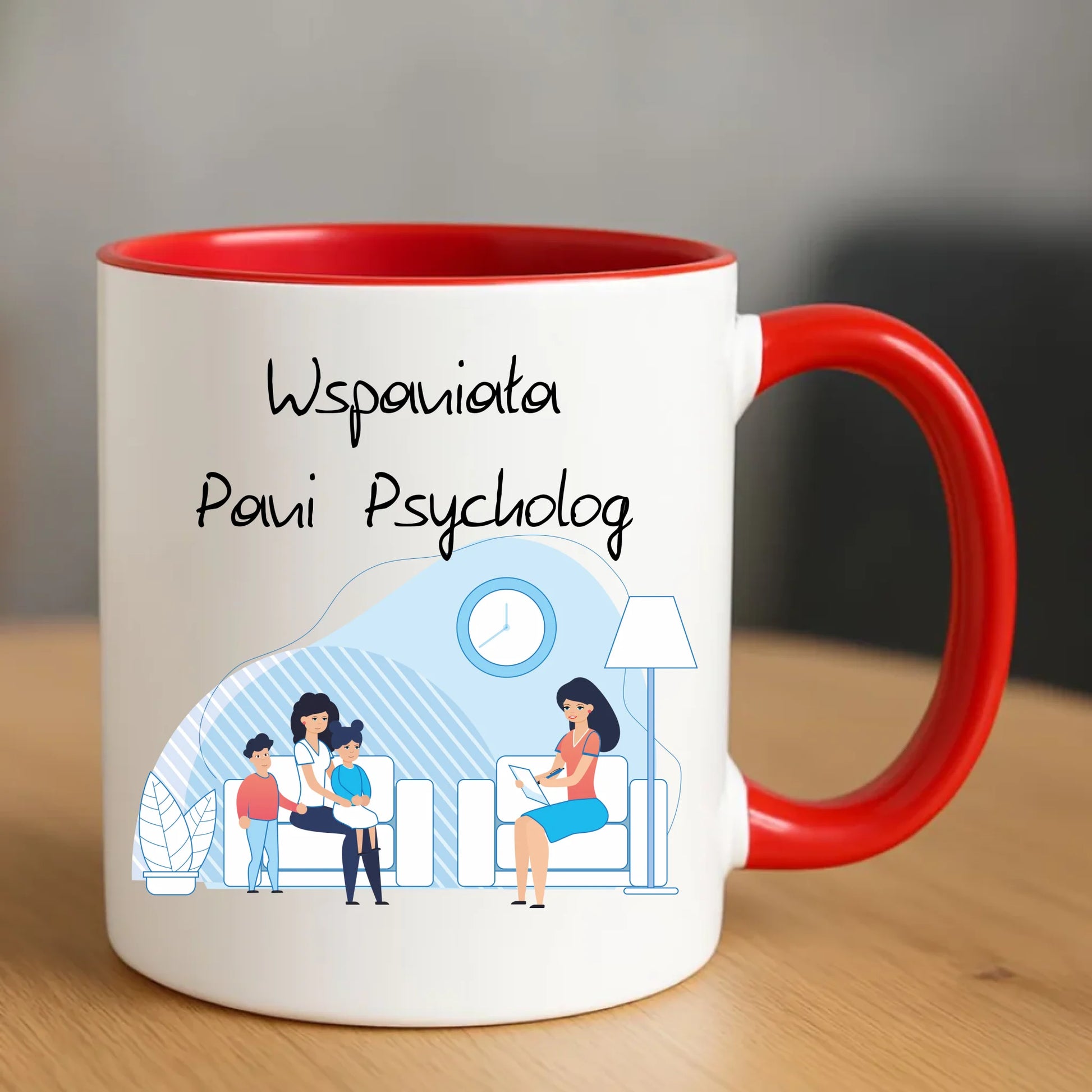 Kubek - Prezent dla psychologa szkolnego N62 - StoryCups.pl