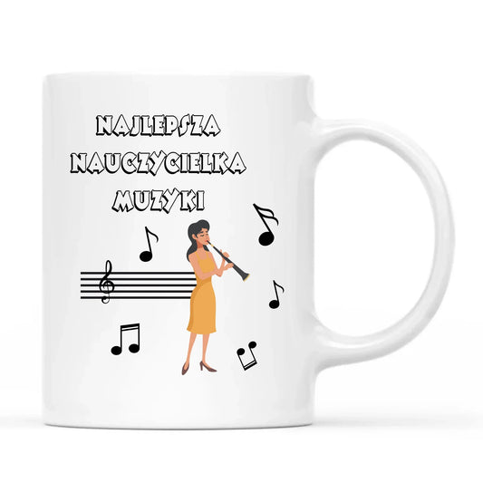 Kubek - Prezent dla nauczycielki muzyki N65 - StoryCups.pl