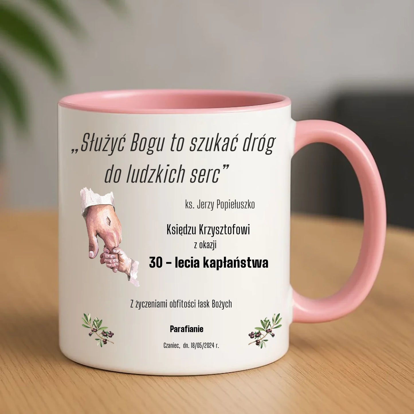 Kubek - Prezent dla księdza na Rocznicę Kapłaństwa - personalizowany DU01 - StoryCups.pl