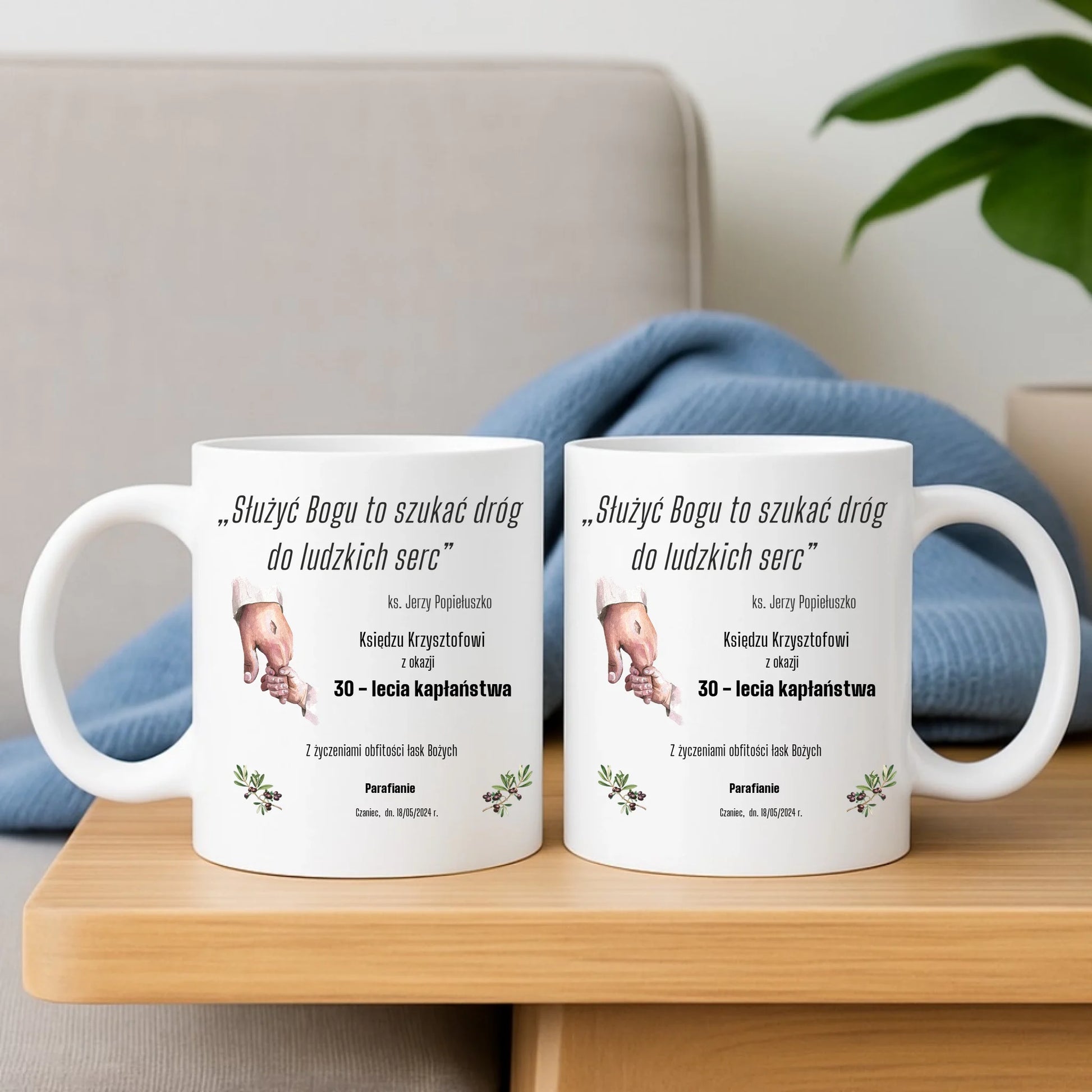 Kubek - Prezent dla księdza na Rocznicę Kapłaństwa - personalizowany DU01 - StoryCups.pl