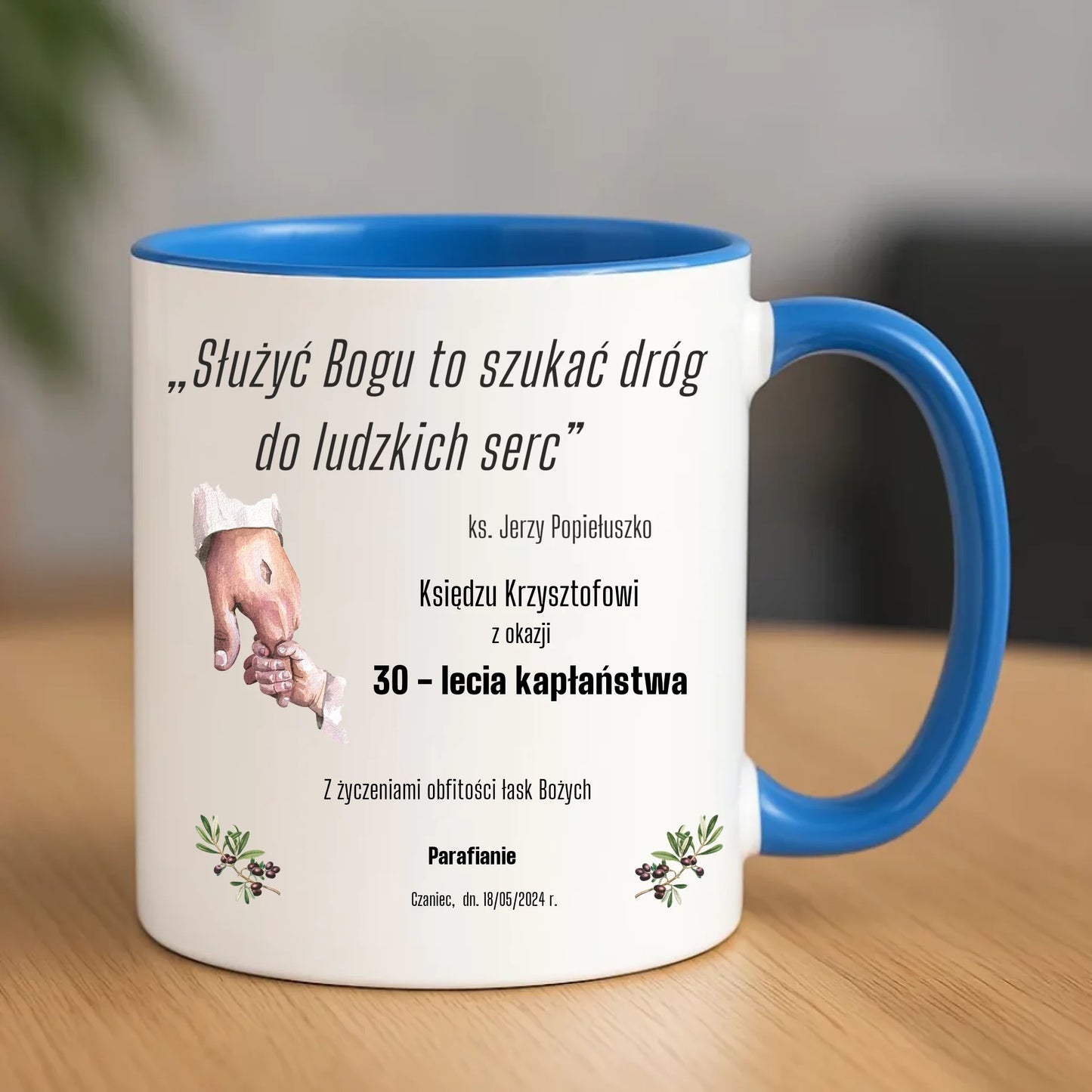 Kubek - Prezent dla księdza na Rocznicę Kapłaństwa - personalizowany DU01 - StoryCups.pl
