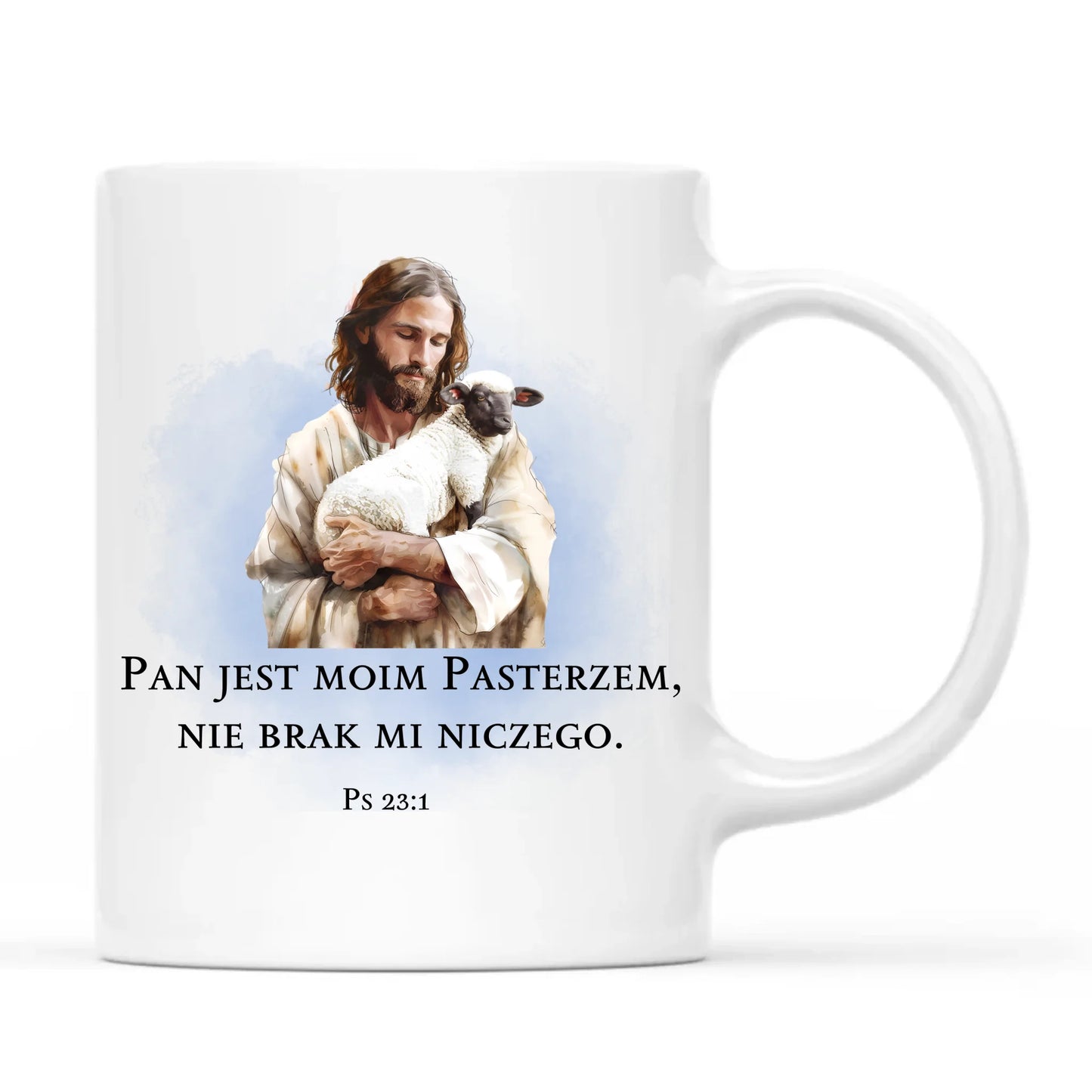 Kubek chrześcijański - Pan jest moim pasterzem DU03 - StoryCups.pl