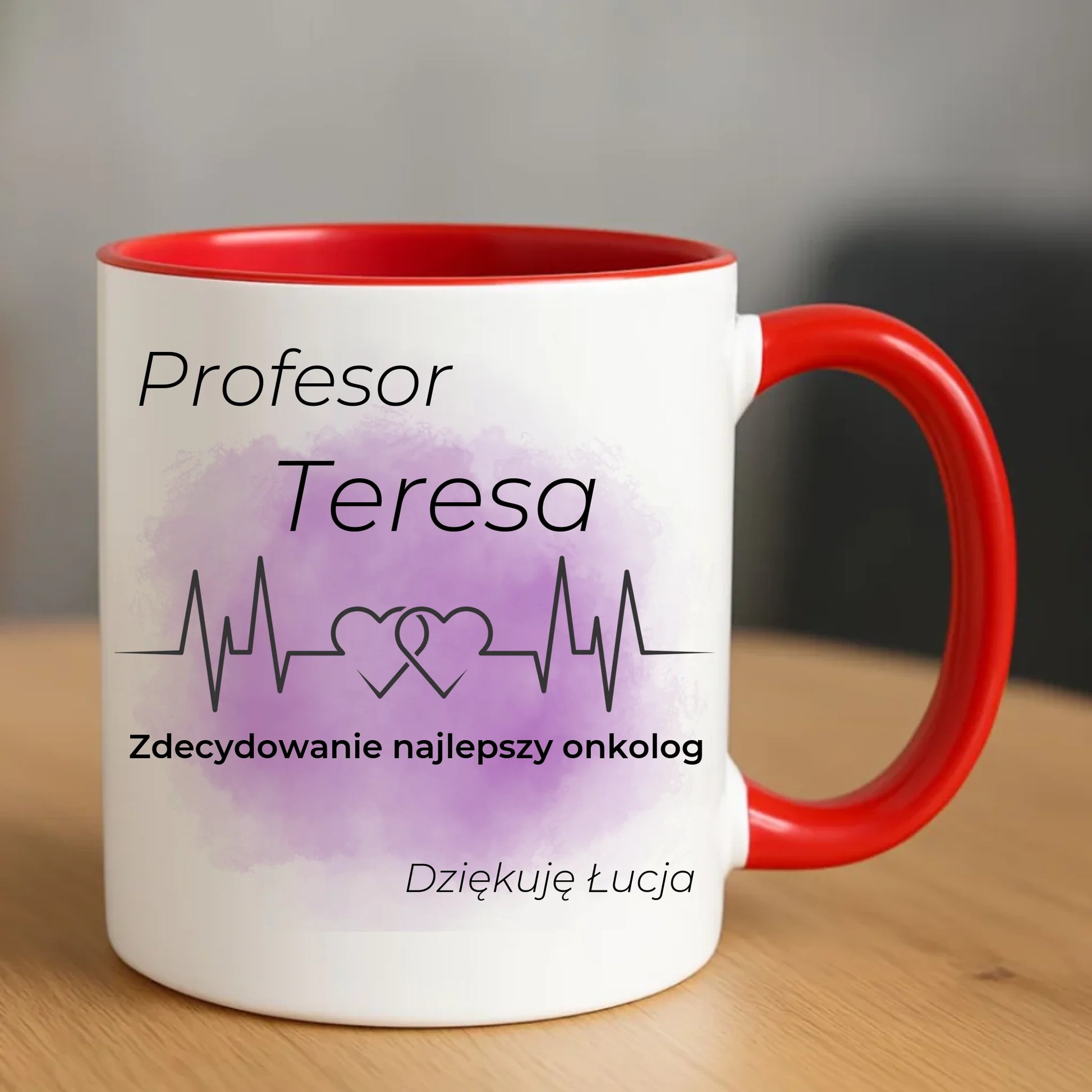 Kubek dla lekarza - Prezent dla onkologa - personalizowany L01 - StoryCups.pl