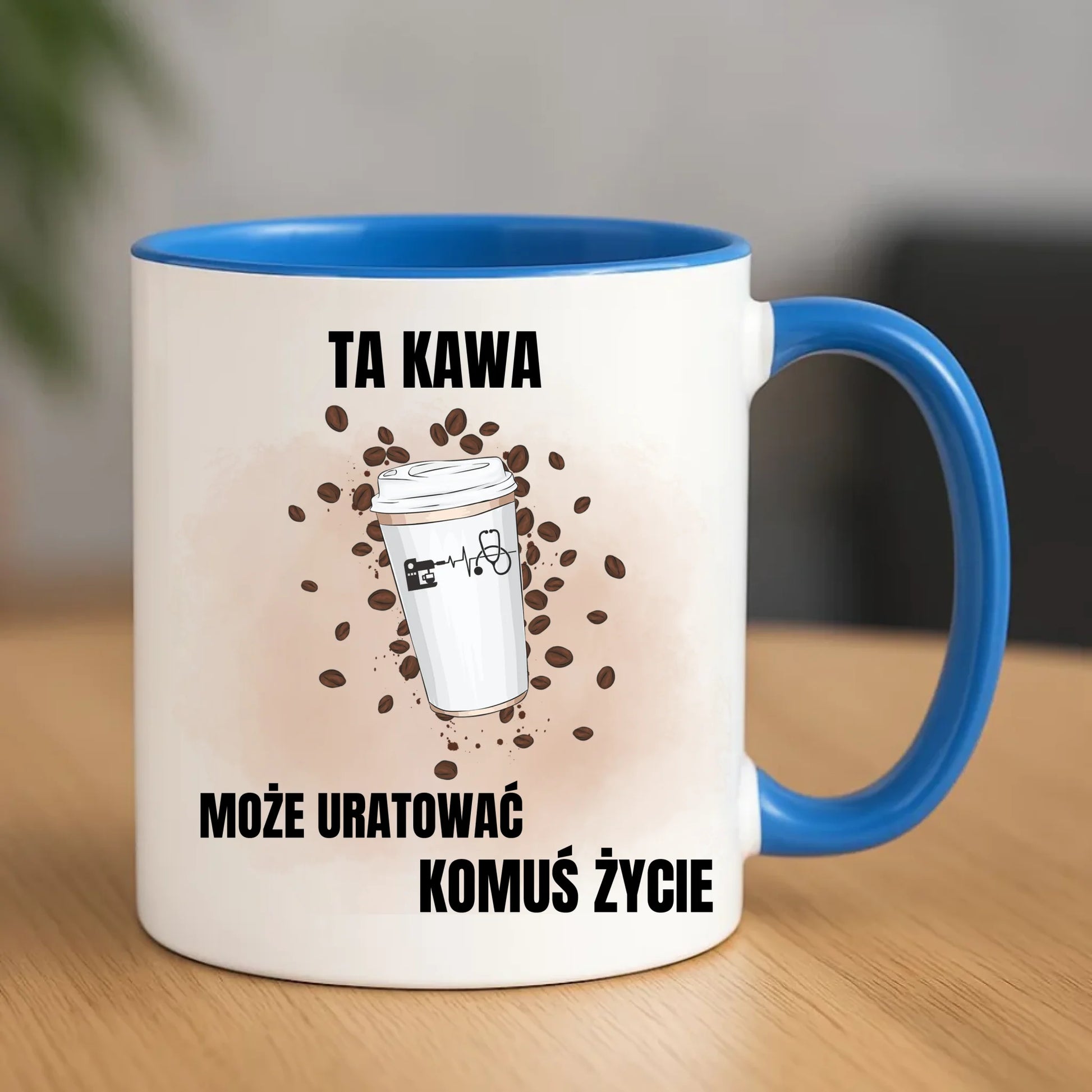 Kubek dla lekarza - Ta kawa może uratować komuś życie L05 - StoryCups.pl