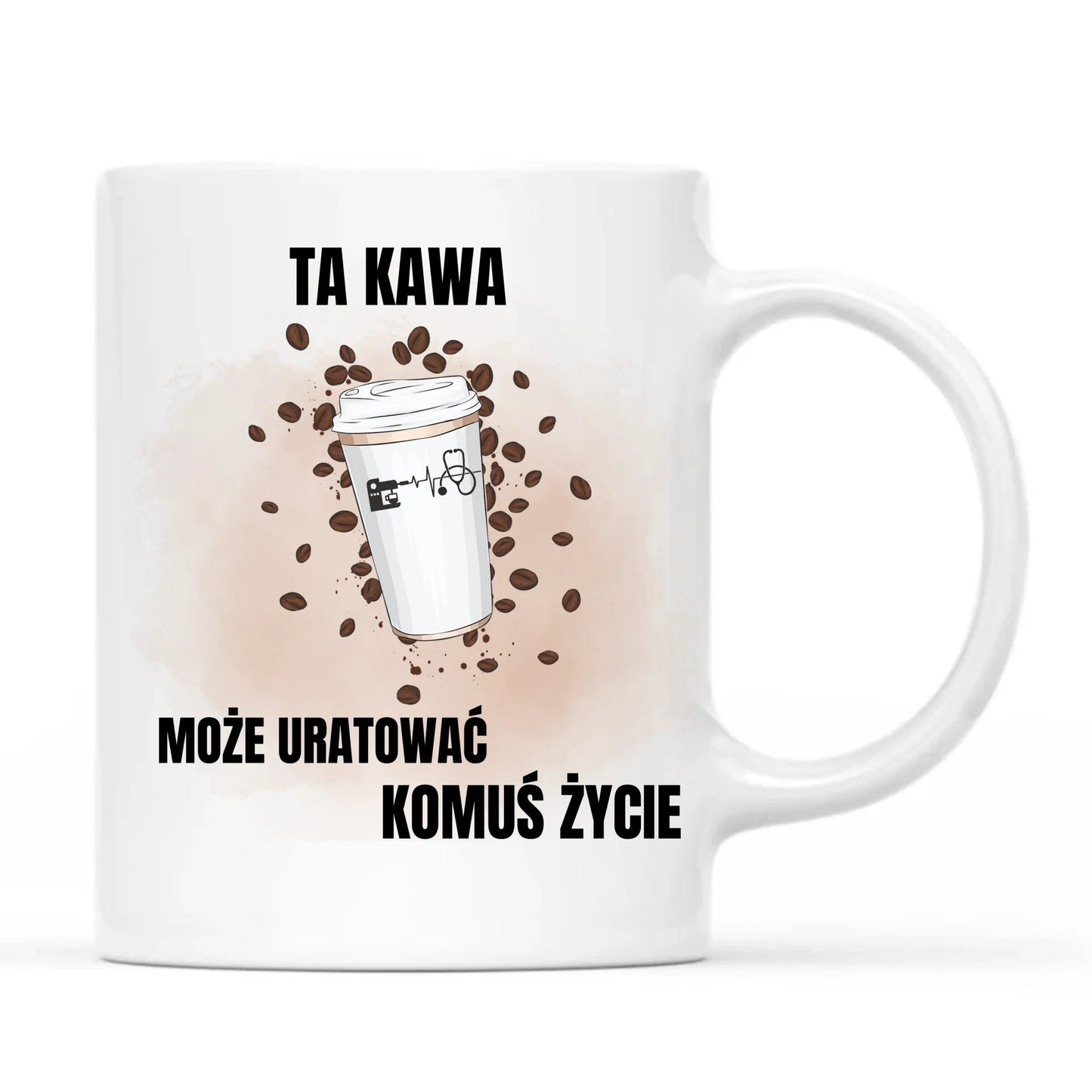 Kubek dla lekarza - Ta kawa może uratować komuś życie L05 - StoryCups.pl