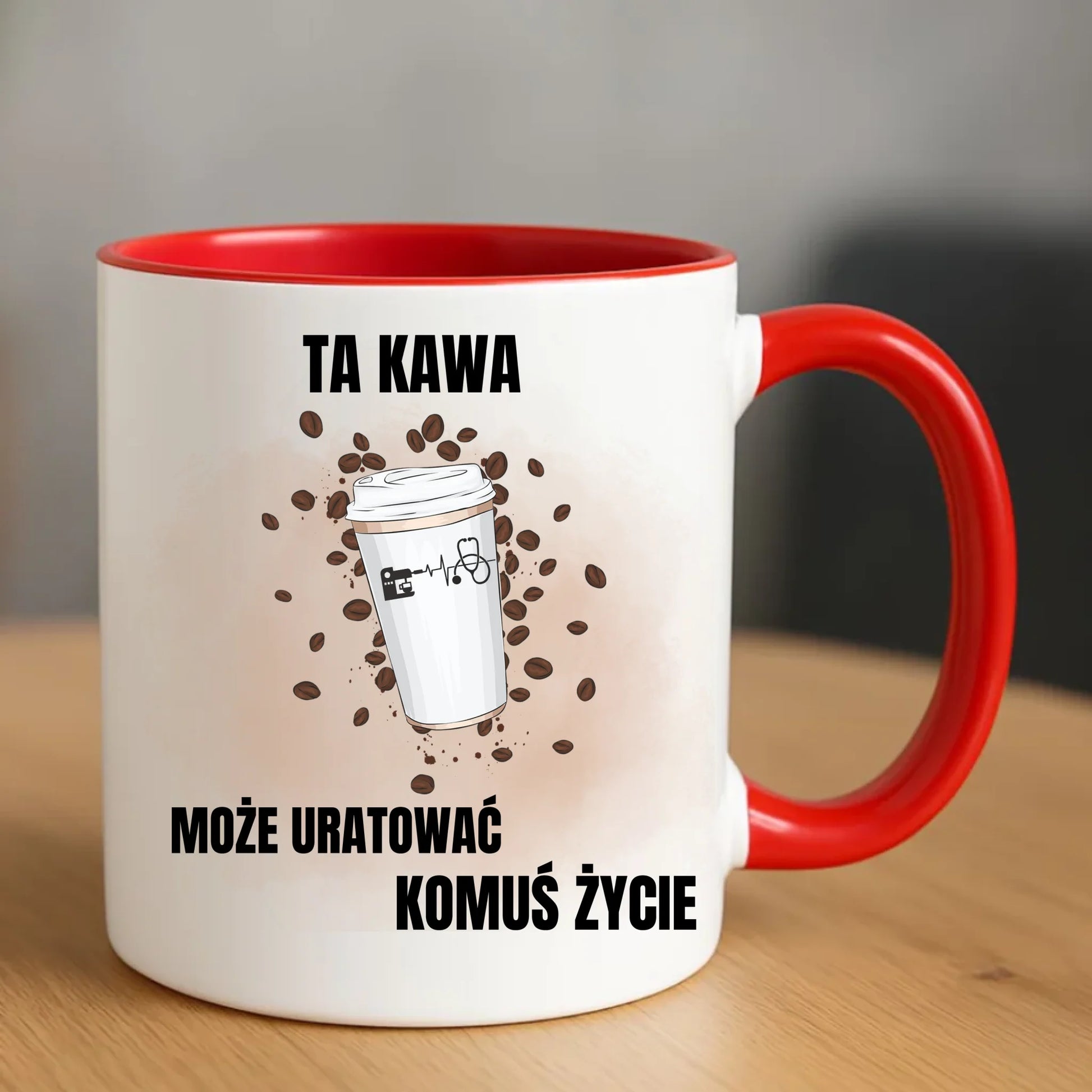 Kubek dla lekarza - Ta kawa może uratować komuś życie L05 - StoryCups.pl