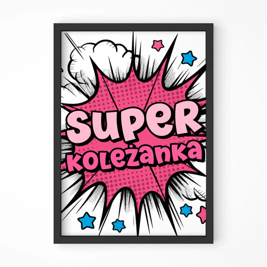 Super koleżanka | Obraz w ramie dla dziecka DD19