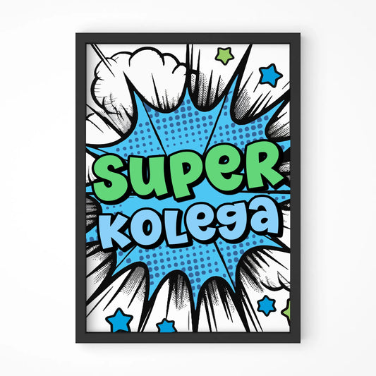 Super kolega | Obraz w ramie dla dziecka DD20