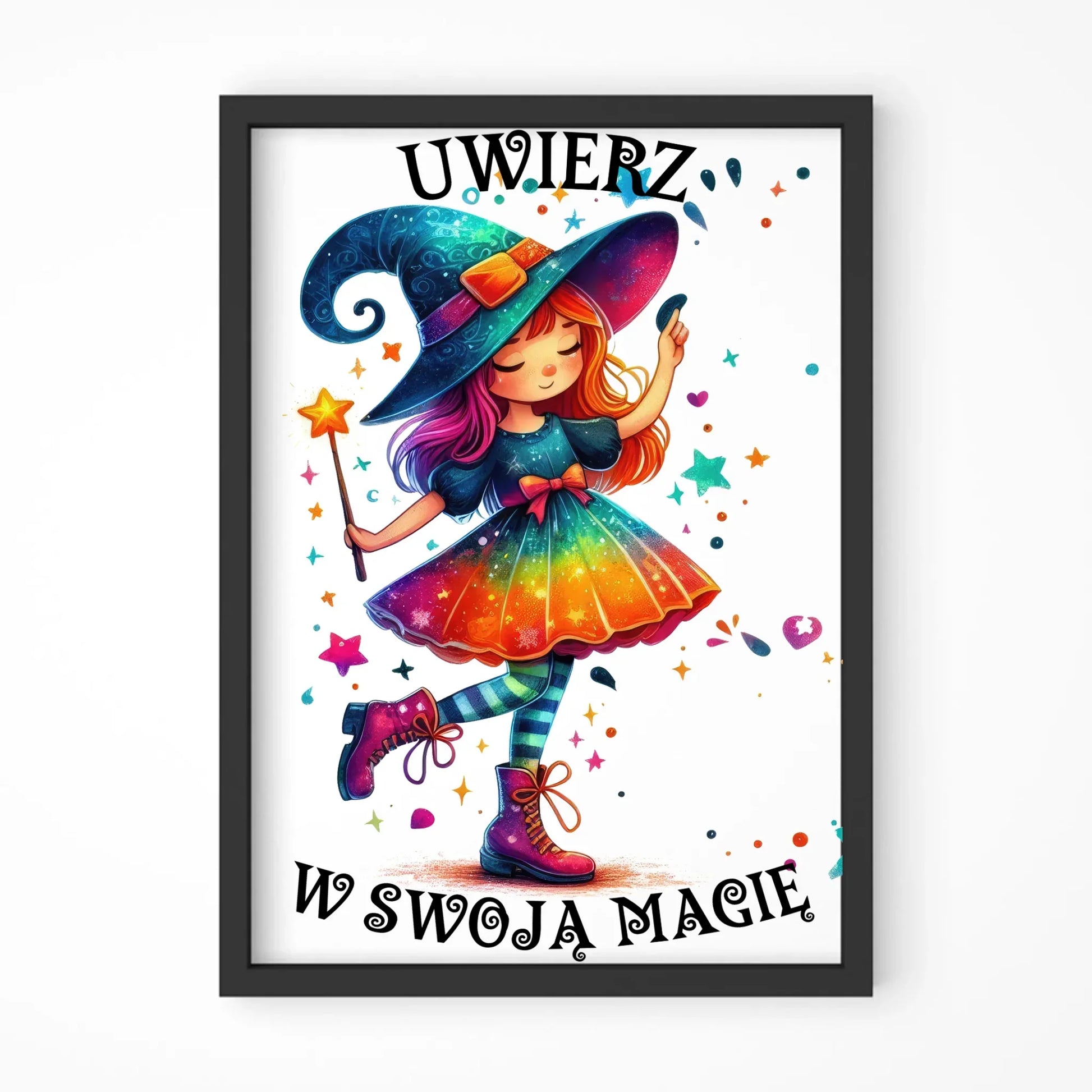 Uwierz w swoją magię wróżka | Obraz w ramie dla dziecka DD16 - StoryCups.pl