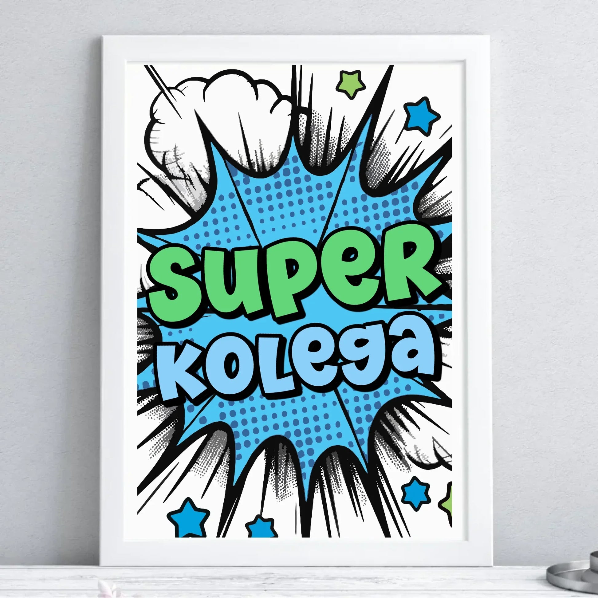 Super kolega | Obraz w ramie dla dziecka DD20 - StoryCups.pl