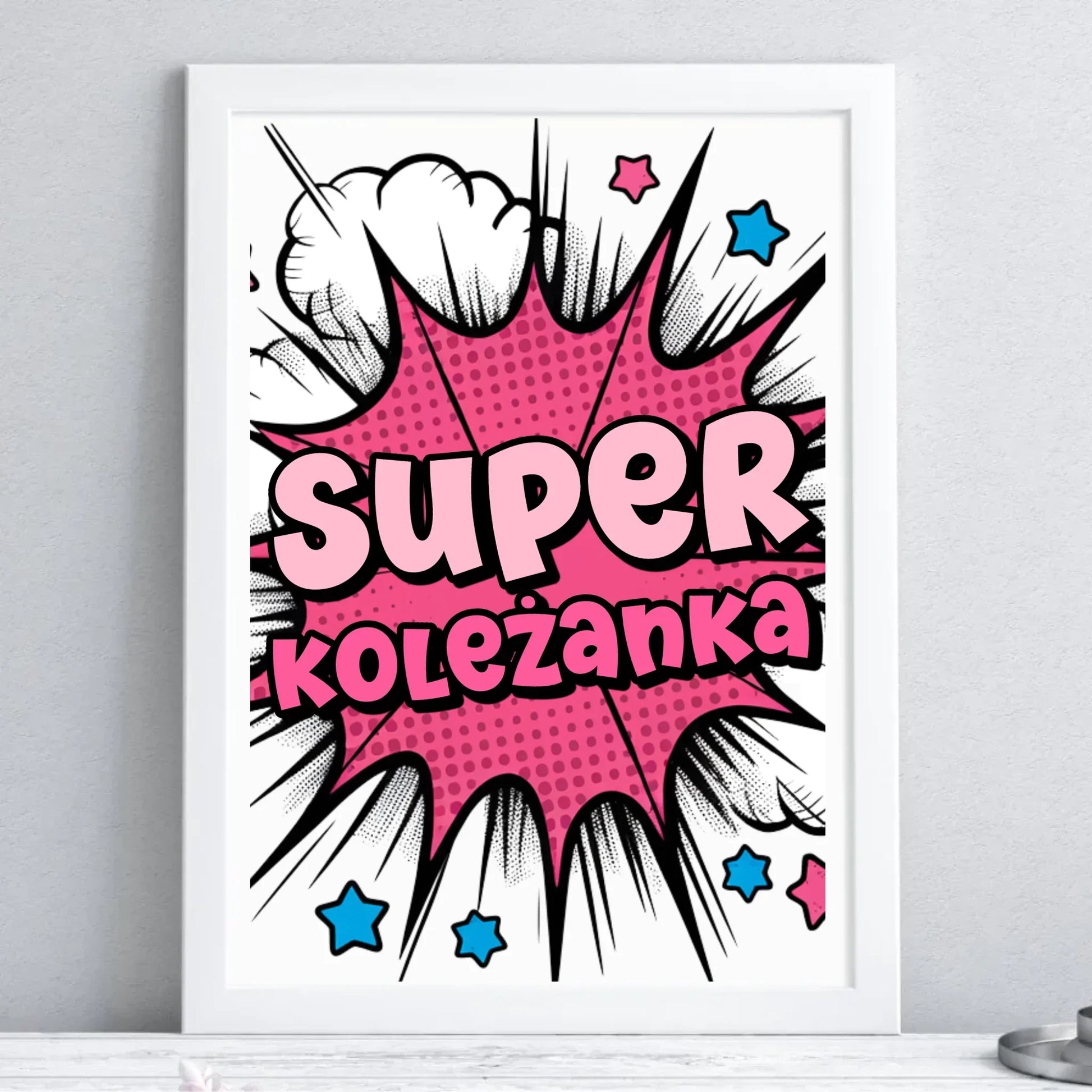 Super koleżanka | Obraz w ramie dla dziecka DD19 - StoryCups.pl