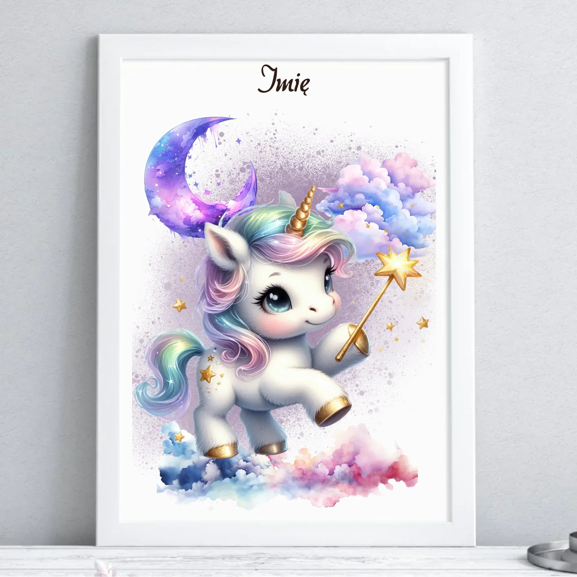 Jednorożec | Obraz w ramie DD14 - StoryCups.pl