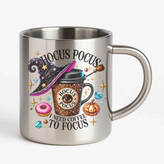 Hocus Pocus | Kubek metalowy na Halloween HL03 - StoryCups.pl