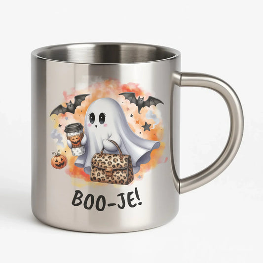 Cute ghost girl | Kubek metalowy HL07 - StoryCups.pl
