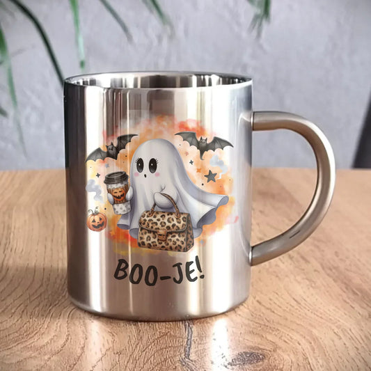Cute ghost girl | Kubek metalowy HL07 - StoryCups.pl
