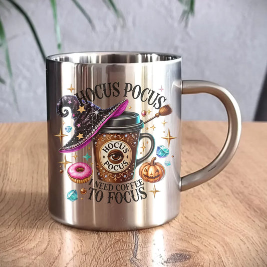 Hocus Pocus | Kubek metalowy na Halloween HL03 - StoryCups.pl