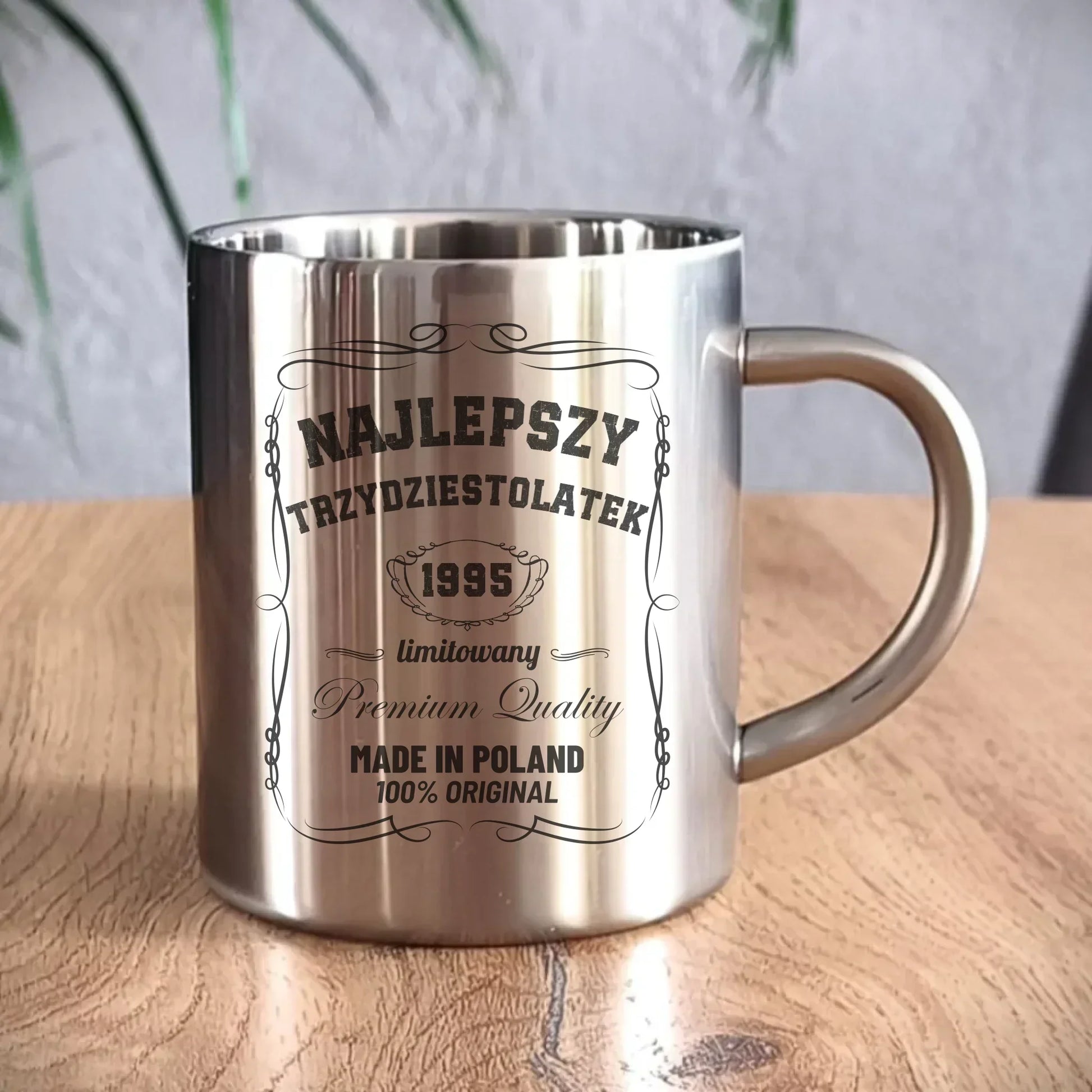 Najlepszy trzydziestolatek | Kubek metalowy prezent na 30 urodziny U04 - StoryCups.pl