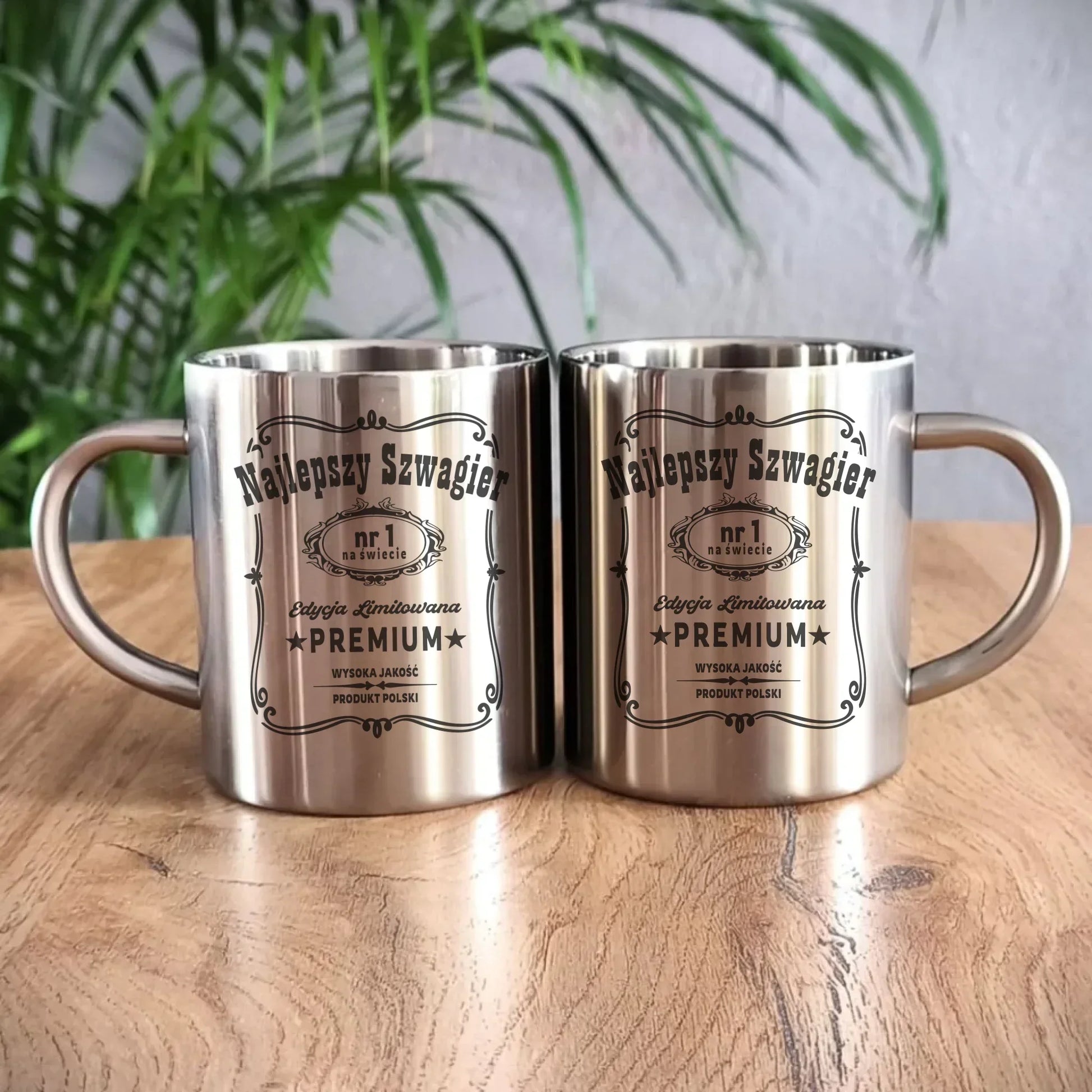 Najlepszy Szwagier | Kubek metalowy na prezent dla szwagra DSZ02 - StoryCups.pl