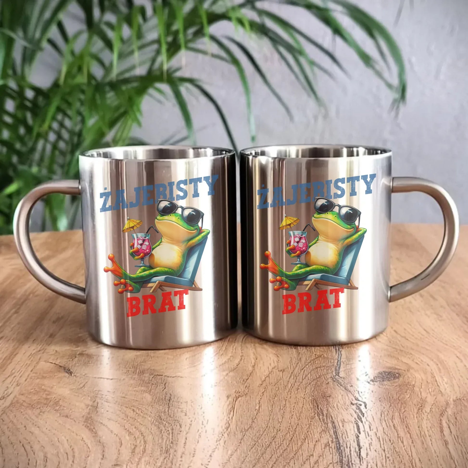 Żajebisty brat | Kubek metalowy na prezent dla brata DB01 - StoryCups.pl